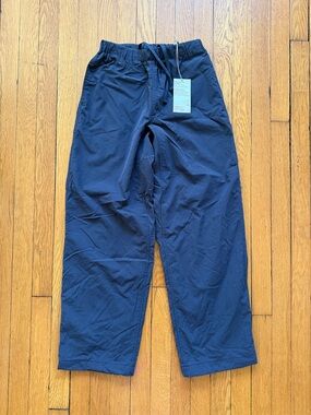 Muji Navy blue Elastic-Waist Women’s Easy Pants
